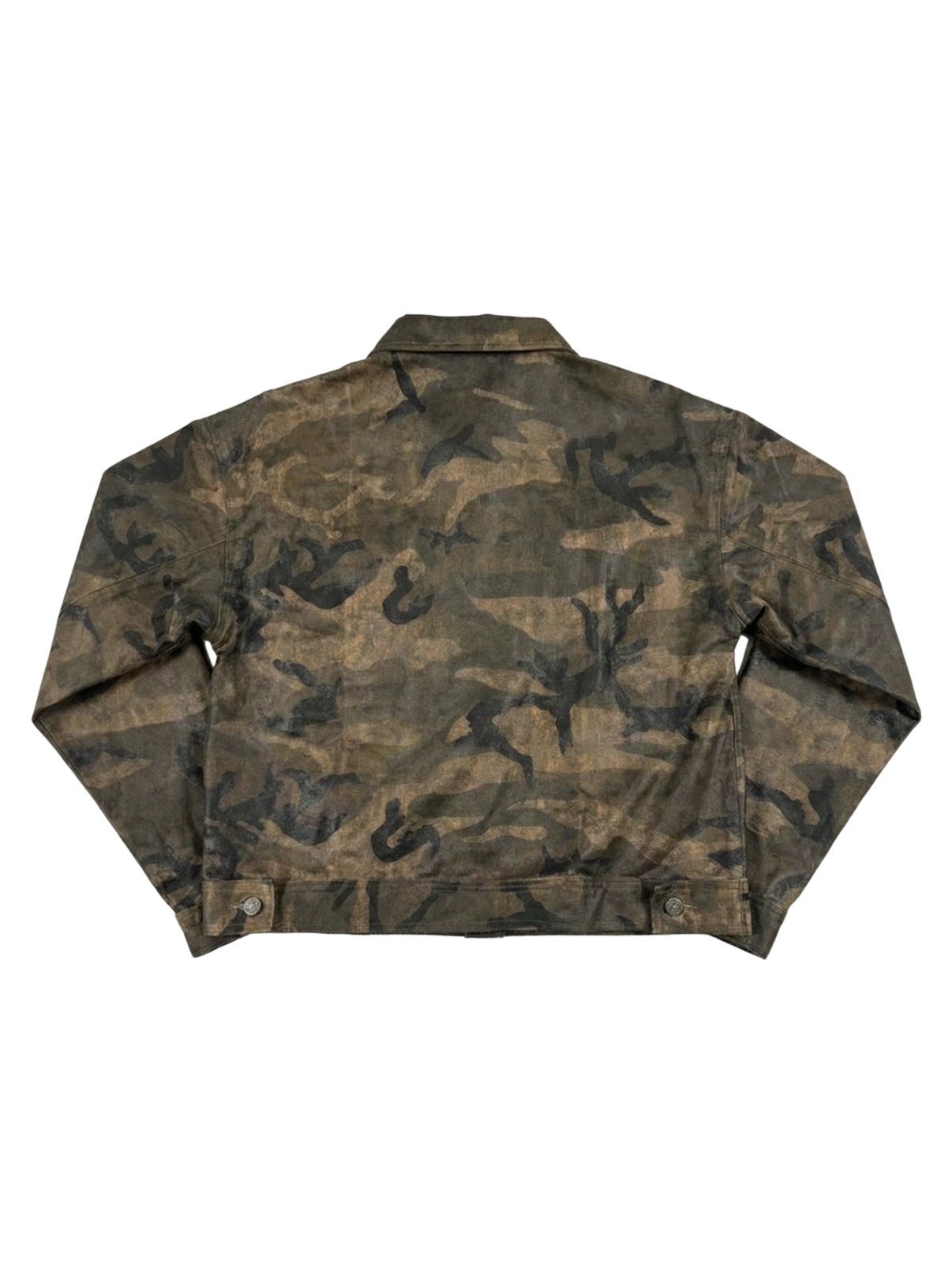 WAXED CAMO JACKET