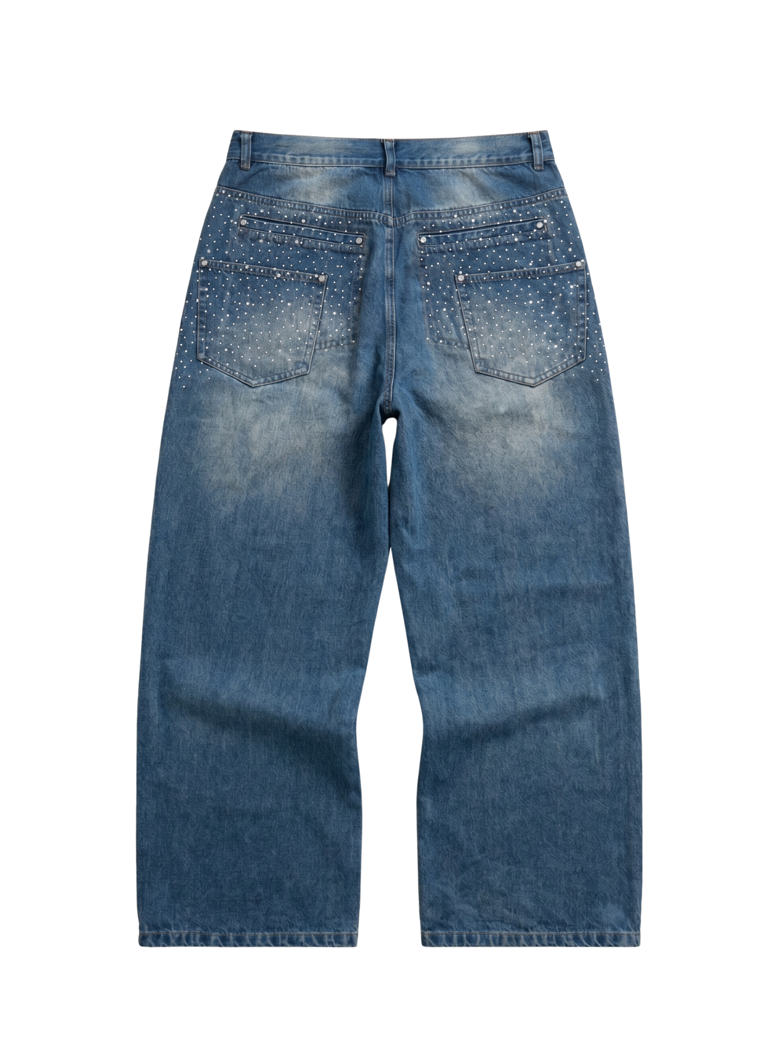 CRYSTAL DENIM JEANS