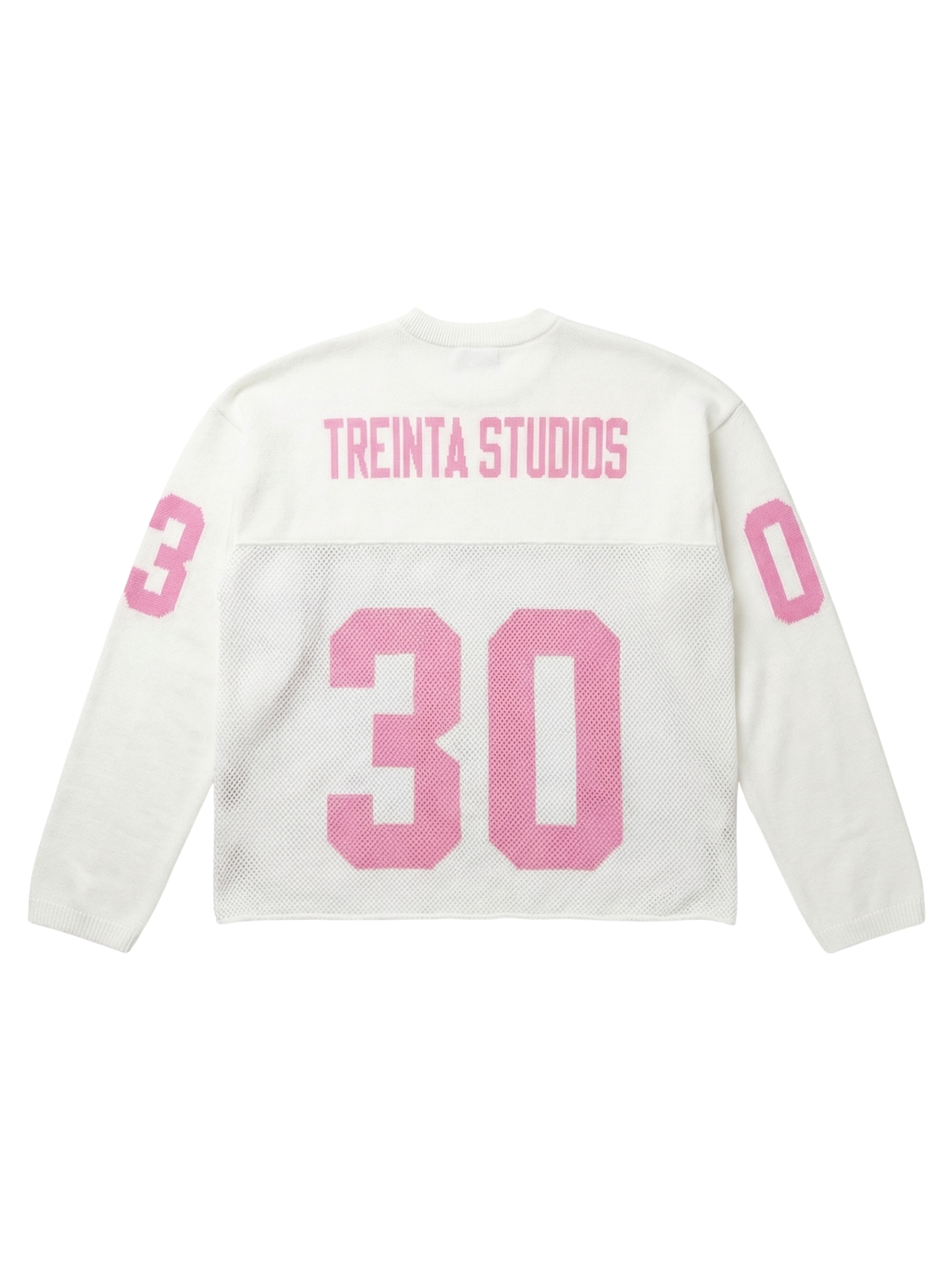 KNITWEAR SET - WHITE/PINK