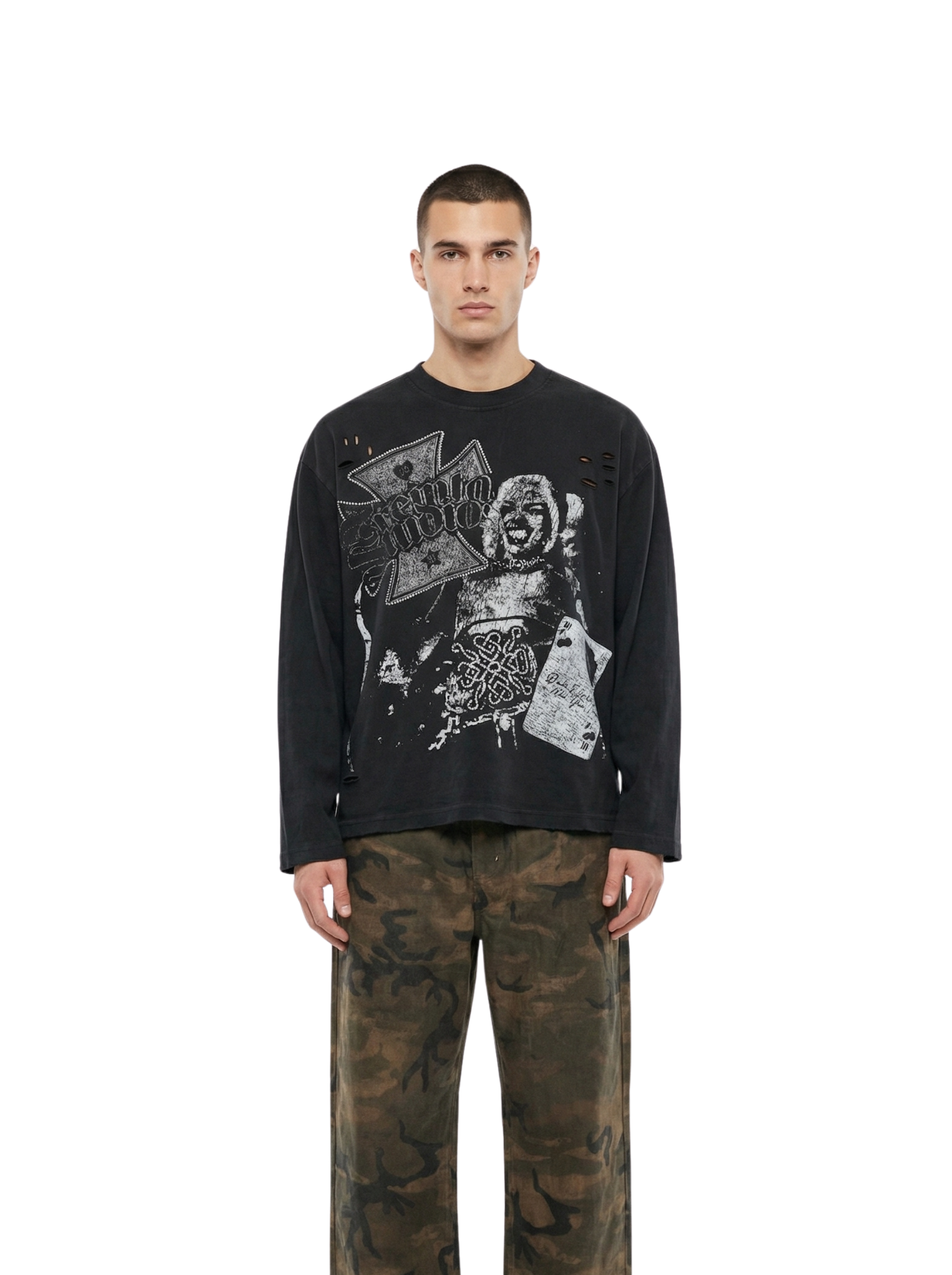 HARLEY RHINESTONE LONGSLEEVE