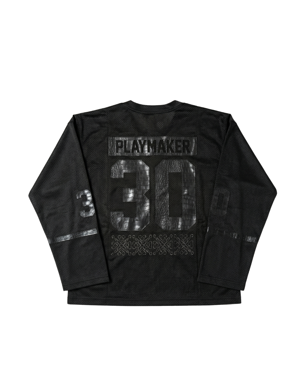 LEATHERPATCH JERSEY - BLACK